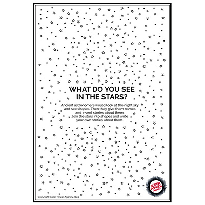 What do you see in the stars? worksheet
