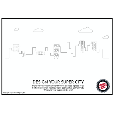 Design your super city worksheet