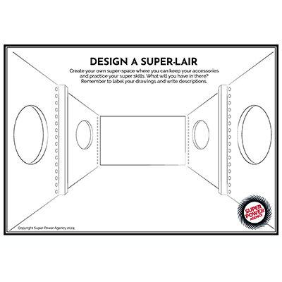 Design a super lair worksheet
